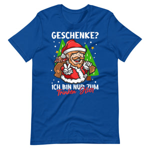 Weihnachten, hier nur zum Trinken! Lustiges Weihnachts-T-Shirt