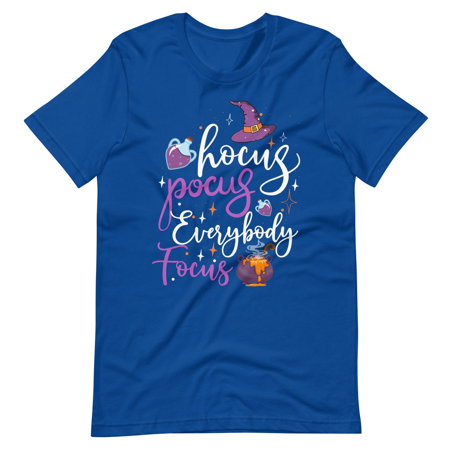 Halloween T-Shirt: Hocus Pocus, Everybody Focus - Spaßiger Gruselzauber