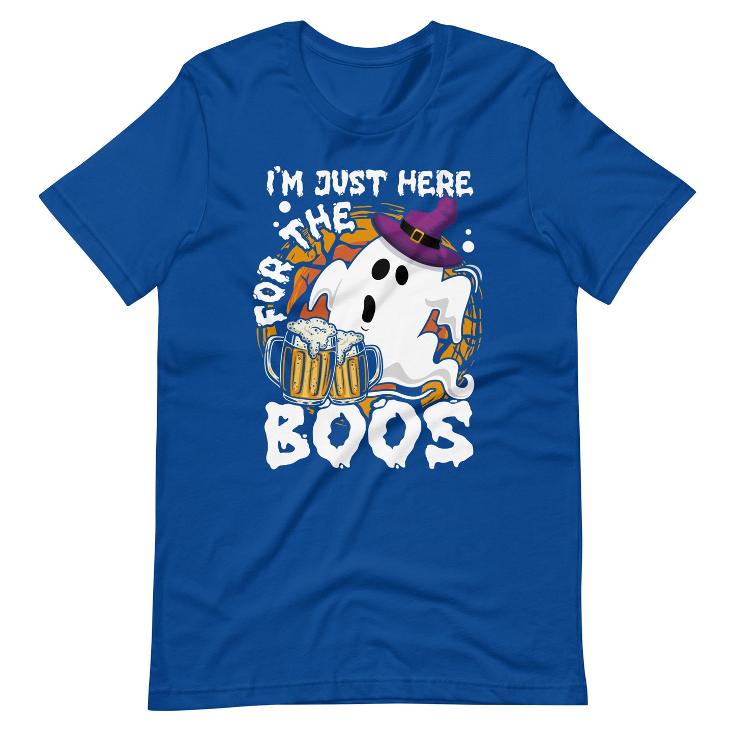 Halloween T-Shirt: I am just here for the BOOS! Lustiges Gruselshirt