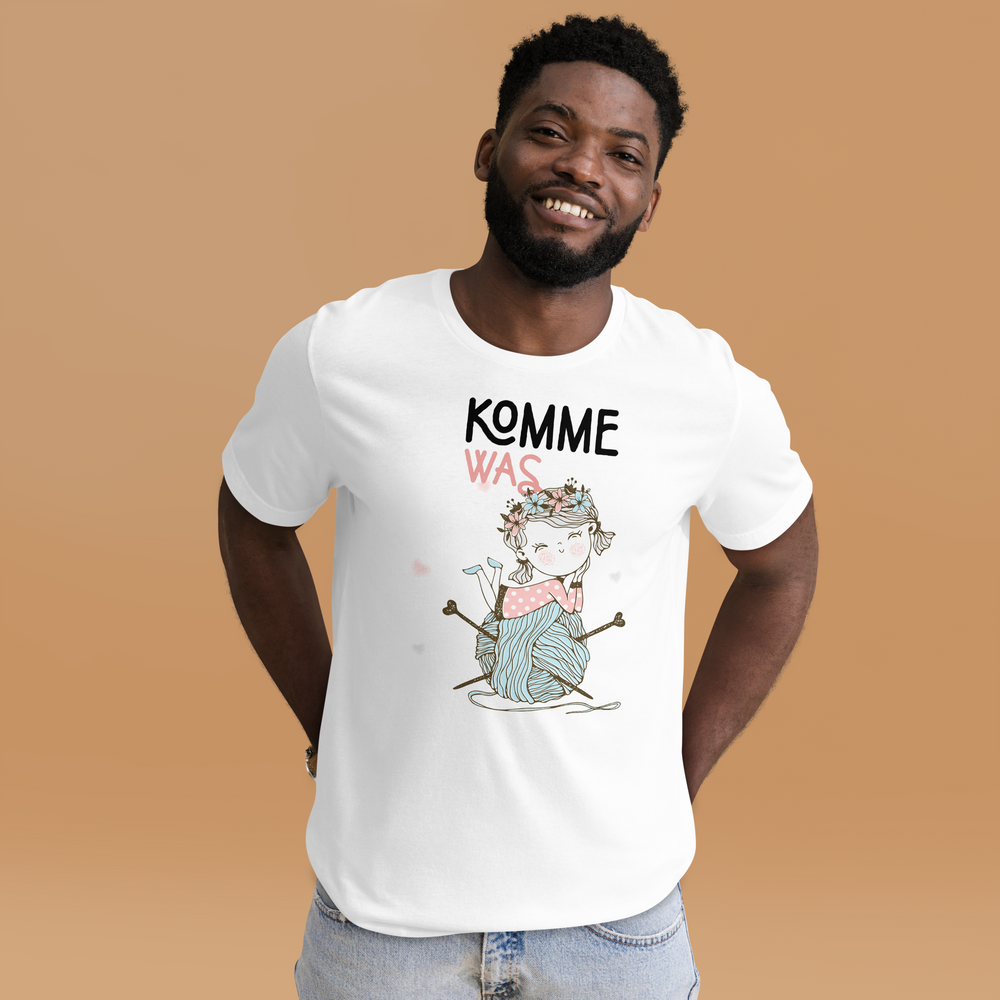 Lustiges T-Shirt! "Komme was Wolle!" | Witziger Spruch