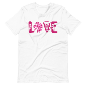 Love Cheerleading! T-Shirt für Damen und Mädchen