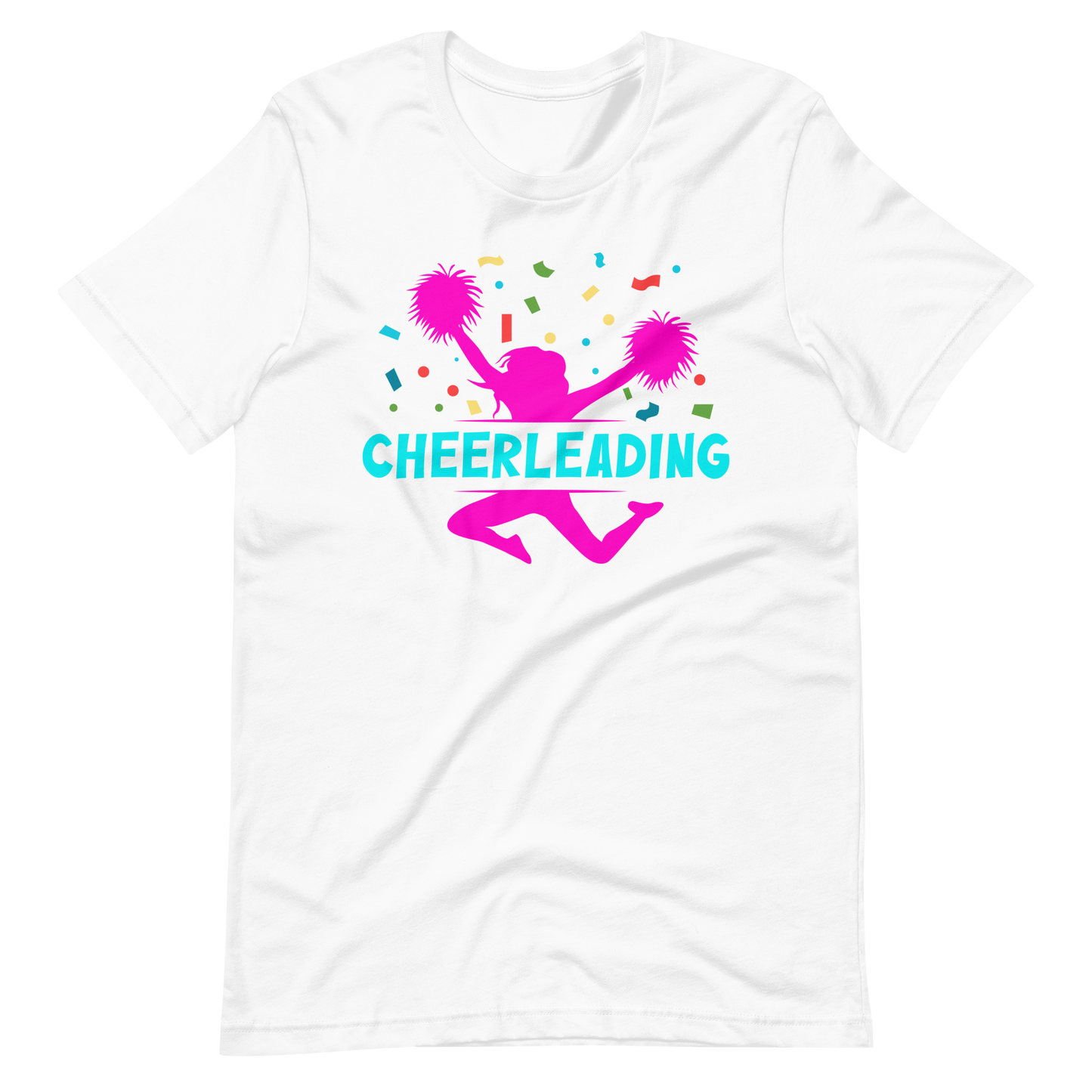Cheerleading Pomms T-Shirt für Mädchen und Frauen