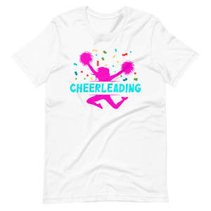 Cheerleading Pomms T-Shirt für Mädchen und Frauen