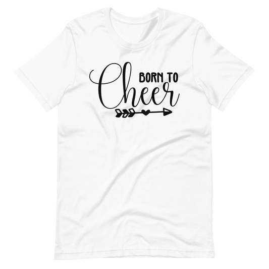 Born to Cheer! T-Shirt für Damen und Mädchen