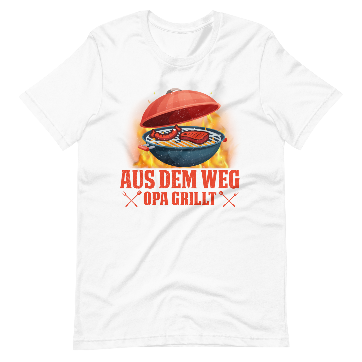Lustiges Grill T-Shirt - OPA grillt!