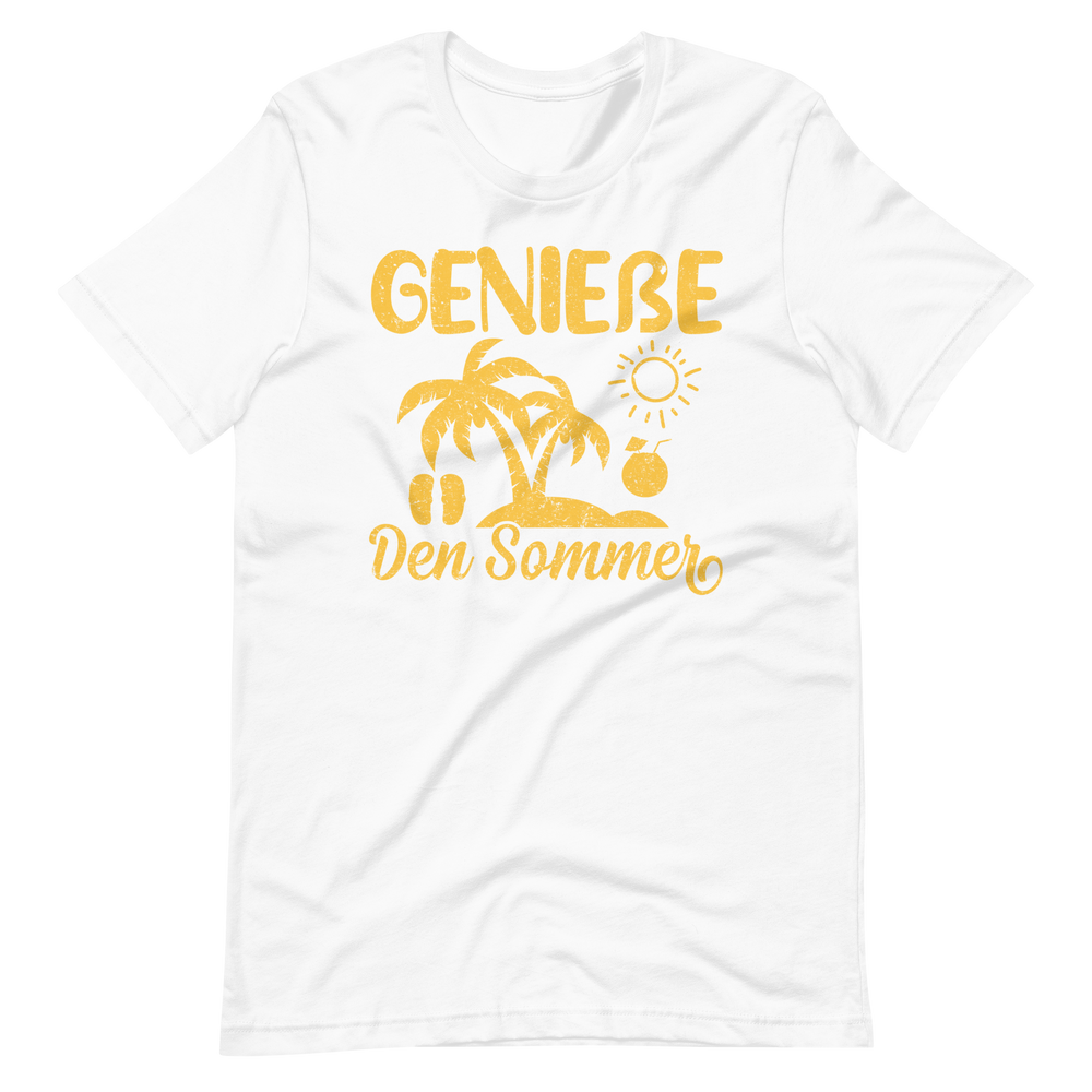 Sommer-T-Shirt "Genieße den Sommer!"