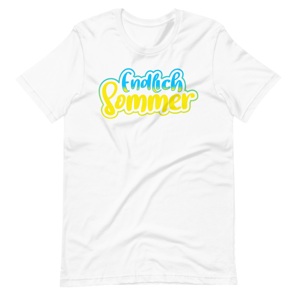 Trendiges T-Shirt "Endlich Sommer! Logo Style!" | Lässiger Look