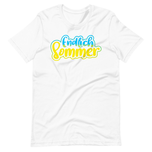 Trendiges T-Shirt "Endlich Sommer! Logo Style!" | Lässiger Look