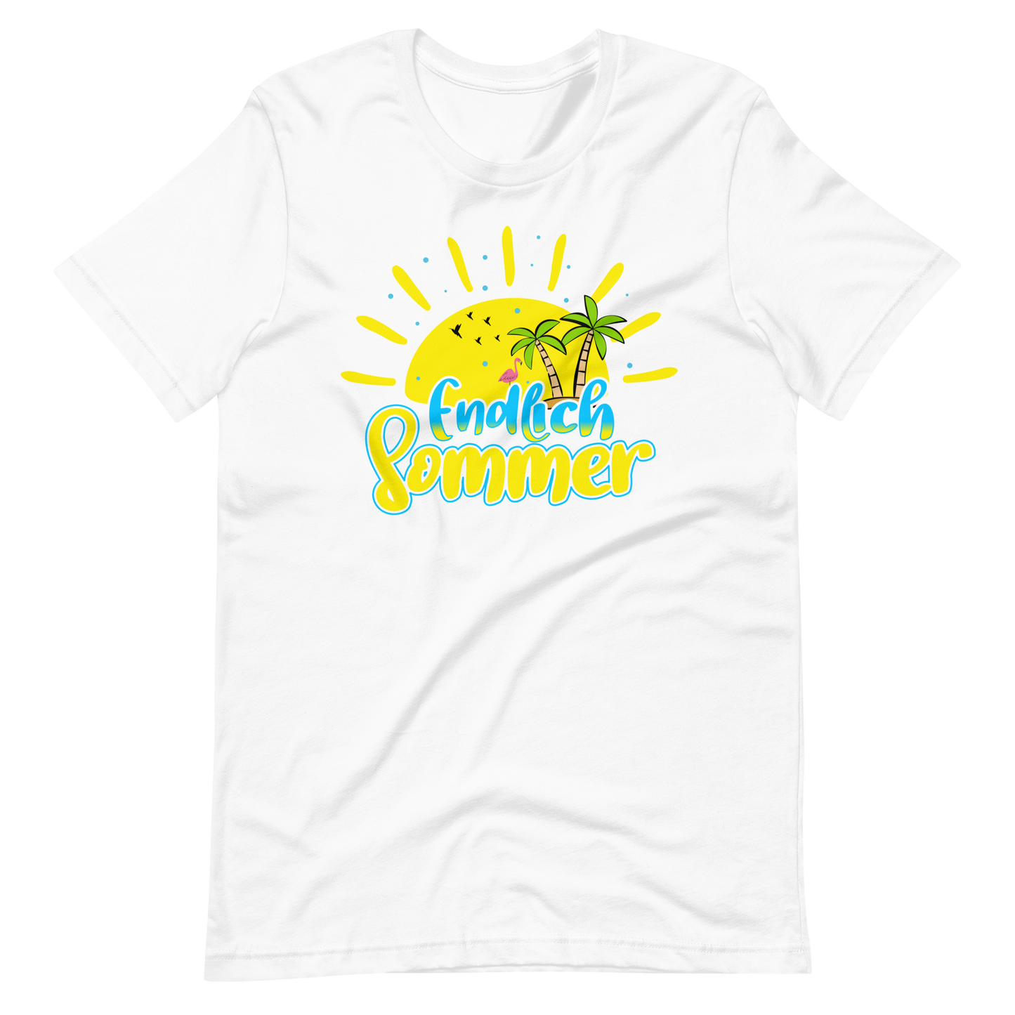Sommer-T-Shirt "Endlich Sommer! Fun Style!" | Lässiger Look