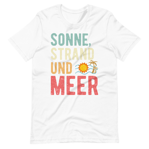 Sommer-T-Shirt "Sonne, Strand und MEER!" | Urlaubsfeeling pur