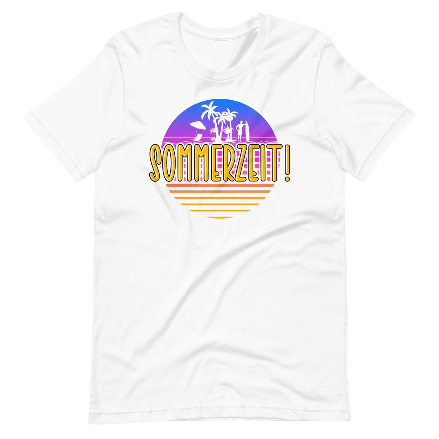Sommer-T-Shirt "Sommerzeit!" | Fröhlicher Style