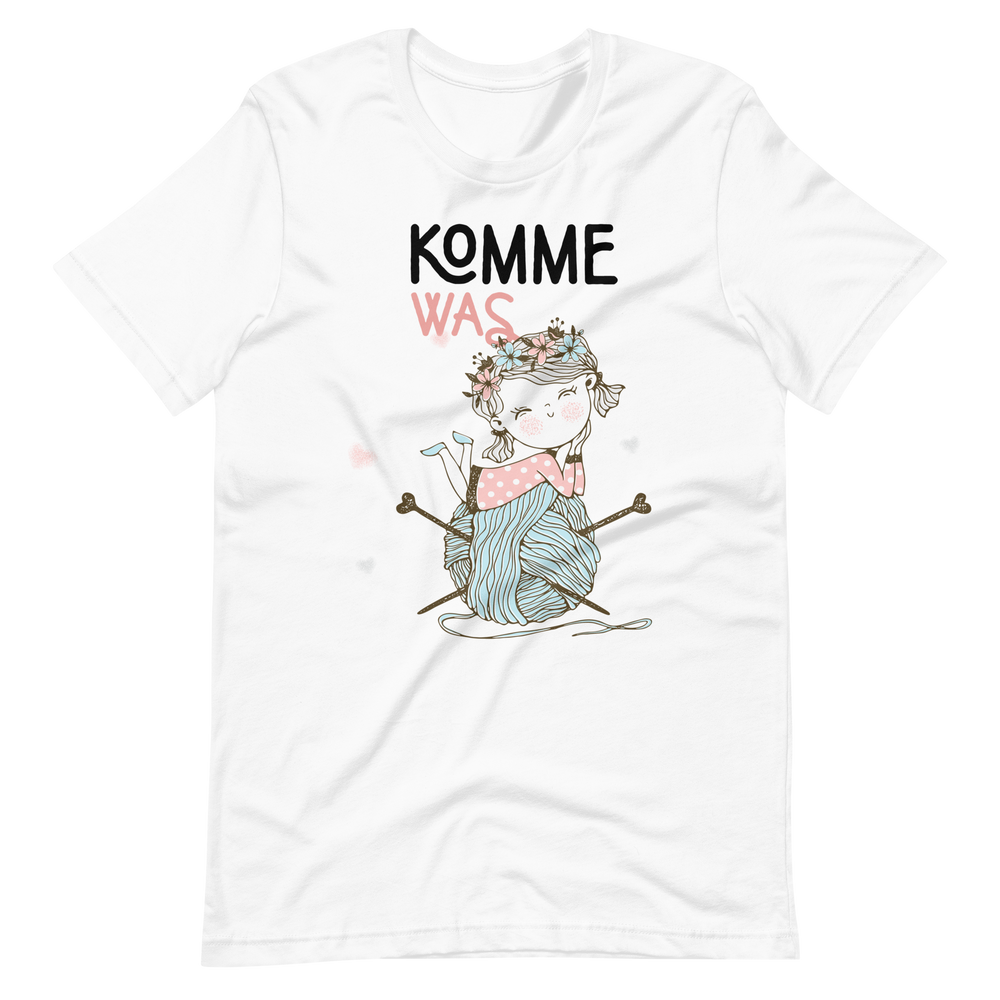 Lustiges T-Shirt! "Komme was Wolle!" | Witziger Spruch