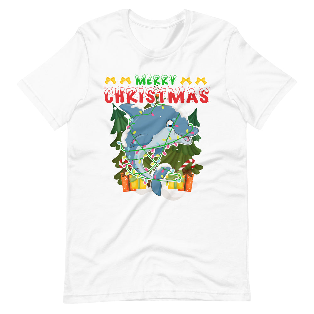 Merry Christmas Dolphin - Weihnachten Delfin T-Shirt