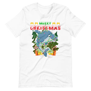 Merry Christmas Dolphin - Weihnachten Delfin T-Shirt