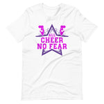 Cheerleading Leidenschaft pur! 'All Cheer, No Fear' T-Shirt für wahre Fans