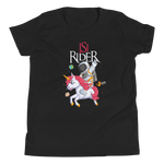 Lustiges T-Shirt "Isy Rider - Der Einhorn Reiter für Kinder!" | Magisches Design