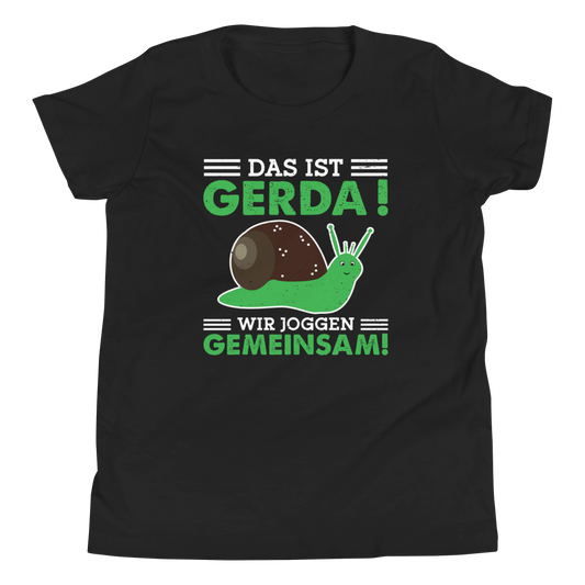 Lustiges T-Shirt "Gerda die Schnecke - Gemeinsames Joggen" | Motivierender Style