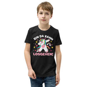 Lustiges T-Shirt "Bin da! Kann losgehen!" | Bereit für neue Abenteuer