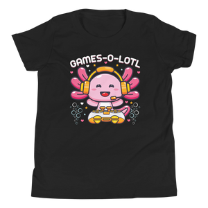 Cooles Kinder T-Shirt "Games O Lotl" | Gaming Spruch