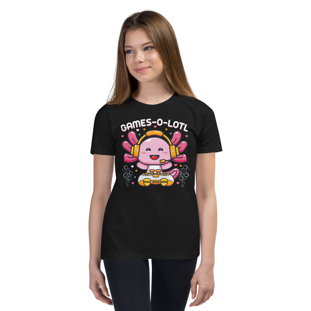 Cooles Kinder T-Shirt "Games O Lotl" | Gaming Spruch