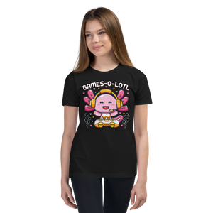 Cooles Kinder T-Shirt "Games O Lotl" | Gaming Spruch