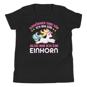 Süßes Einhorn T-Shirt "Ich bin ein Einhorn!" | Lustiger Spruch