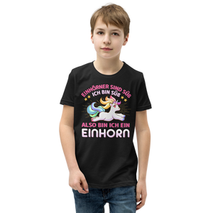 Süßes Einhorn T-Shirt "Ich bin ein Einhorn!" | Lustiger Spruch