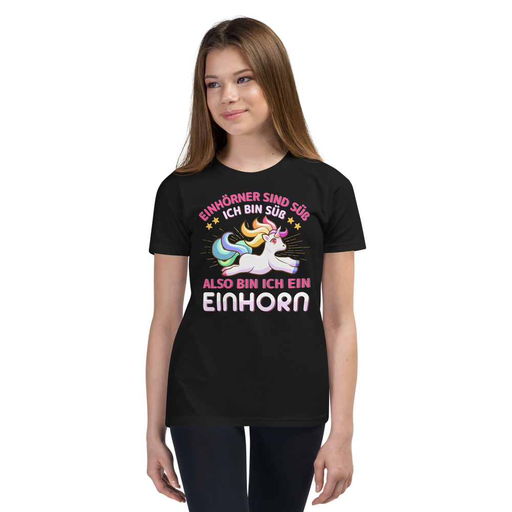 Süßes Einhorn T-Shirt "Ich bin ein Einhorn!" | Lustiger Spruch