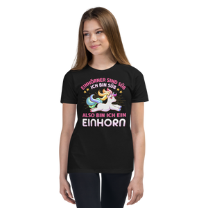 Süßes Einhorn T-Shirt "Ich bin ein Einhorn!" | Lustiger Spruch