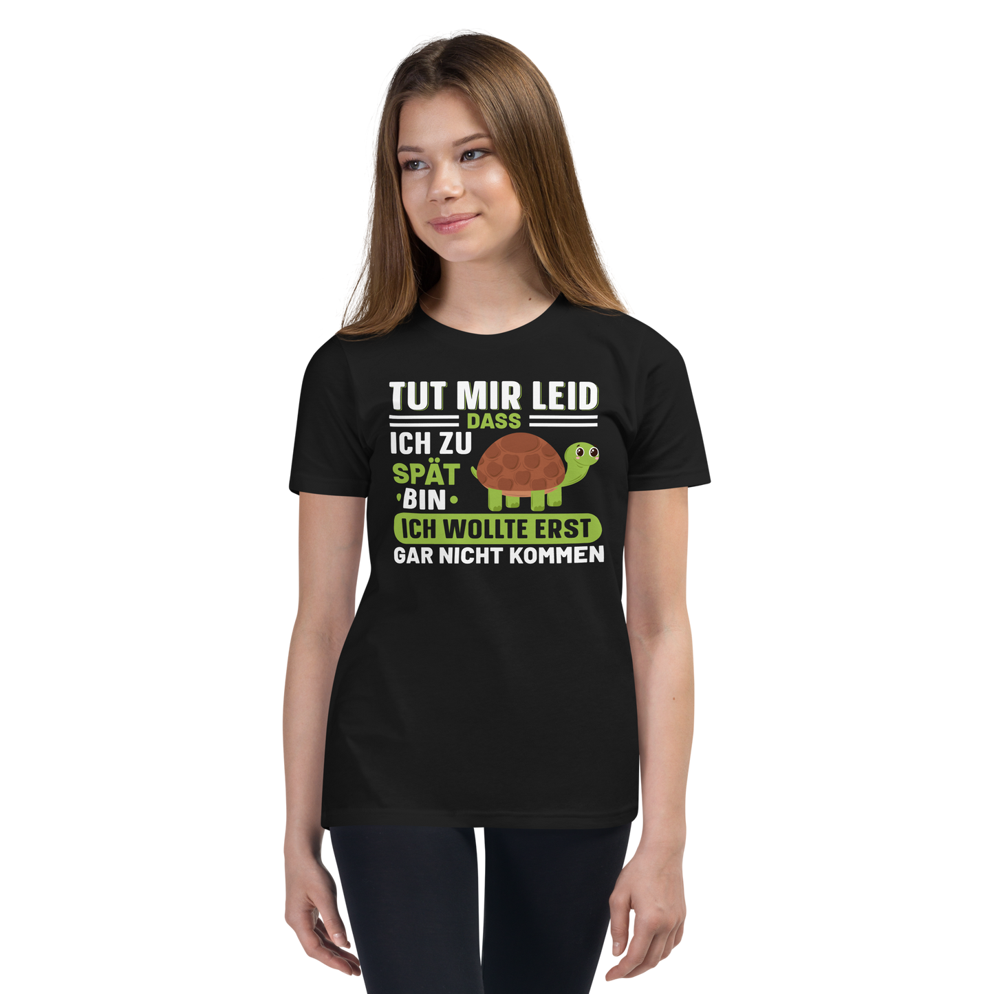 Lustiges T-Shirt "Tut mir leid, zu spät!" | Witziger Spruc