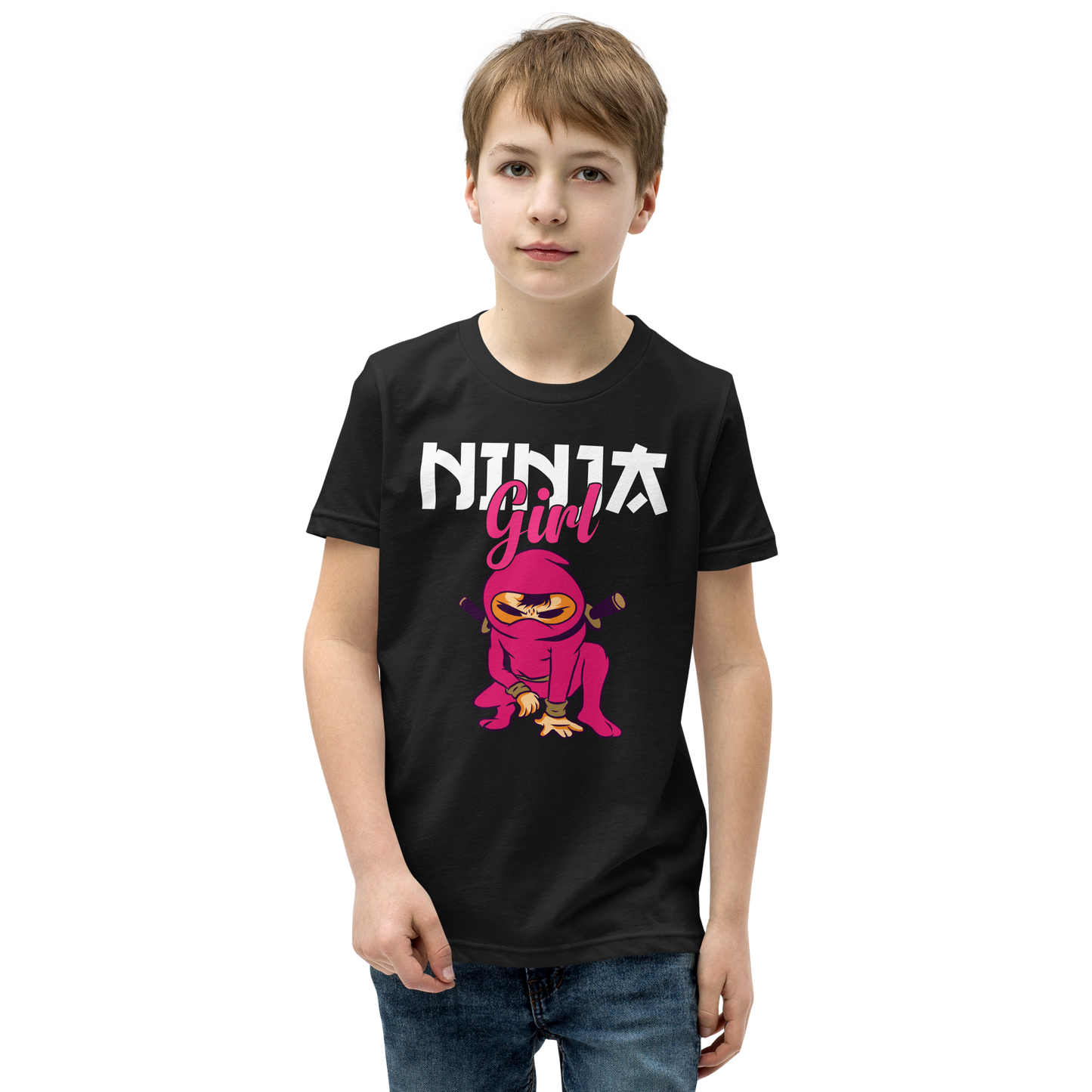 Cooles T-Shirt "NINJA Girl" | Kinder Style-Shirt