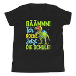 Lustiges T-Shirt "BÄÄMMM ich rocke jetzt die Schule! Einschulung" | Schulkind Geschenk