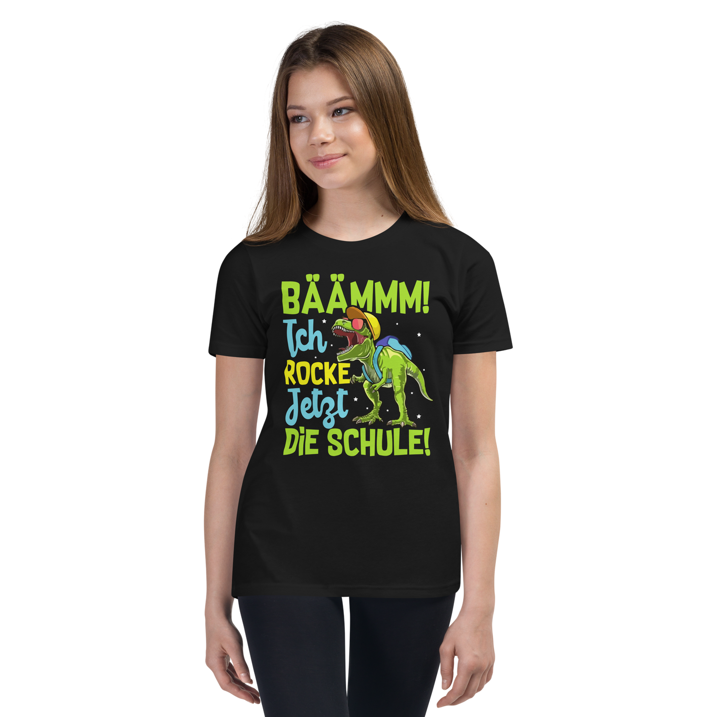 Lustiges T-Shirt "BÄÄMMM ich rocke jetzt die Schule! Einschulung" | Schulkind Geschenk