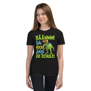 Lustiges T-Shirt "BÄÄMMM ich rocke jetzt die Schule! Einschulung" | Schulkind Geschenk