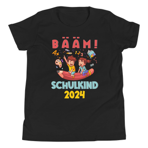 Lustiges T-Shirt "BÄÄM Schulkind 2024 Einschulung" | Coole Geschenkidee