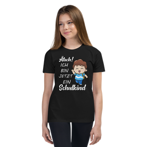 Lustiges T-Shirt "Ätsch ich bin jetzt ein Schulkind. Einschulung" | Einschulungsgeschenk