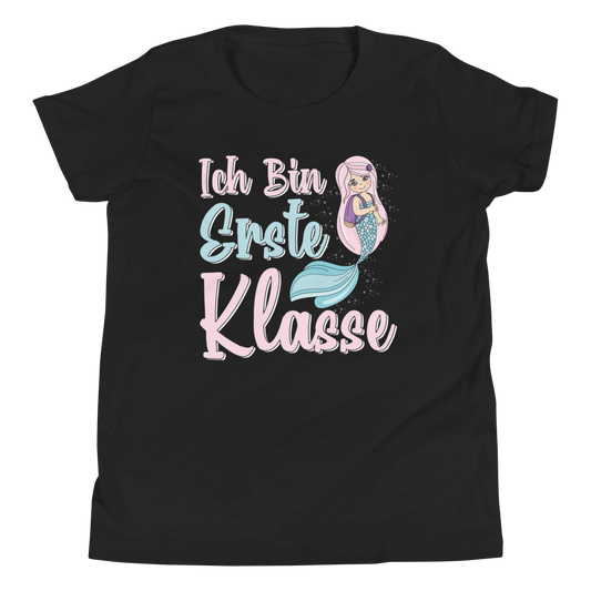Lustiges T-Shirt "Ich bin erste KLASSE! Endlich Schulkind" | Einschulungsgeschenk