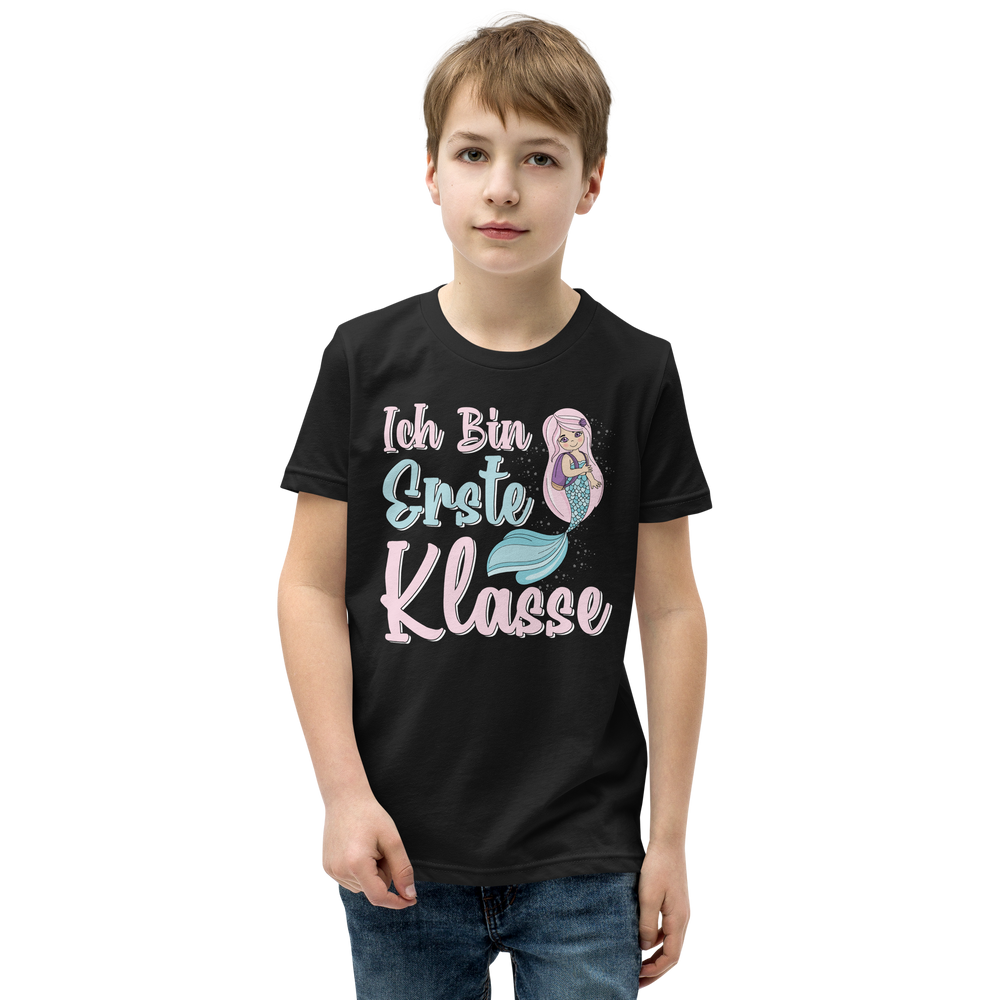 Lustiges T-Shirt "Ich bin erste KLASSE! Endlich Schulkind" | Einschulungsgeschenk