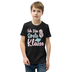 Lustiges T-Shirt "Ich bin erste KLASSE! Endlich Schulkind" | Einschulungsgeschenk