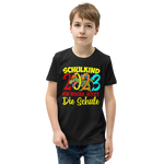 Lustiges T-Shirt "Schulkind 2023 - Ich rocke jetzt die Schule!" | Einschulungsgeschenk