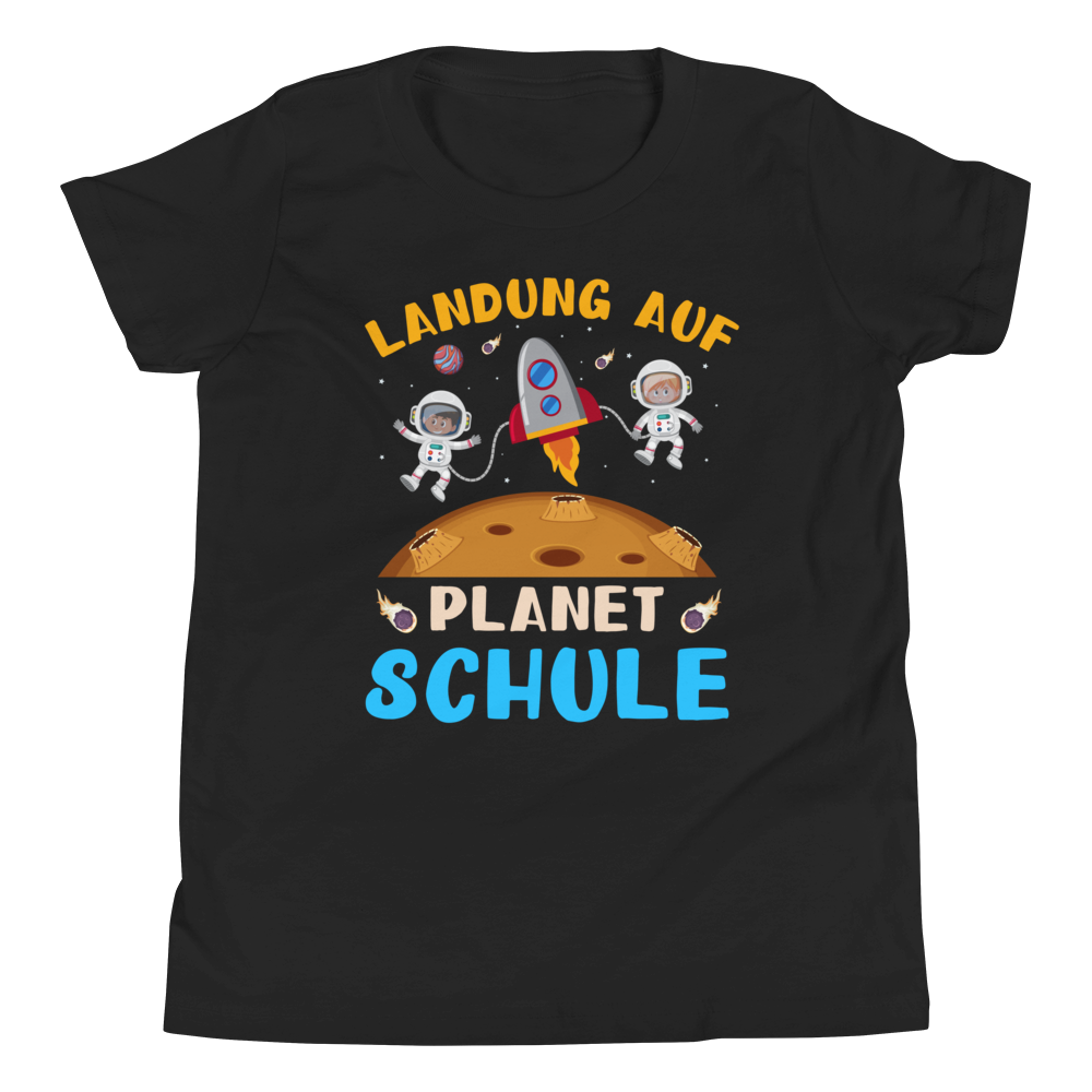 Lustiges T-Shirt "Landung auf Planet Schule! Einschulung" | Einschulungsgeschenk