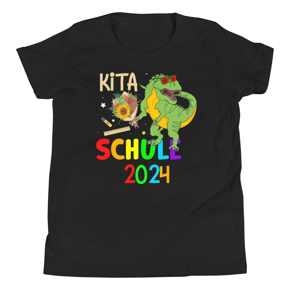 Lustiges T-Shirt "Tschüss Kita! Schule 2024! Einschulung" | Coole Geschenkidee