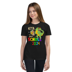 Lustiges T-Shirt "Tschüss Kita! Schule 2024! Einschulung" | Coole Geschenkidee