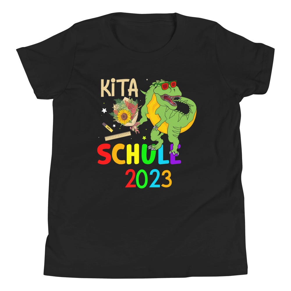 Lustiges T-Shirt "Tschüss Kita! Schule 2023! Einschulung" | Coole Geschenkidee