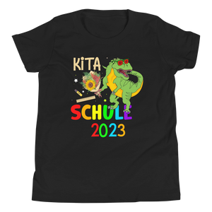 Lustiges T-Shirt "Tschüss Kita! Schule 2023! Einschulung" | Coole Geschenkidee