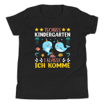 Lustiges T-Shirt "Tschüss Kindergarten 1 Klasse ich komme! Einschulung" | Coole Geschenkidee