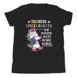 Lustiges T-Shirt "Tschüss Kindergarten, ich glitzer jetzt in der Schule!" | Einschulungsgeschenk