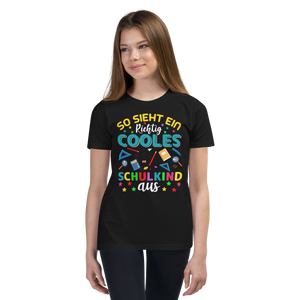 Lustiges T-Shirt "So sieht ein cooles Schulkind aus! Einschulung" | Einschulungsgeschenk