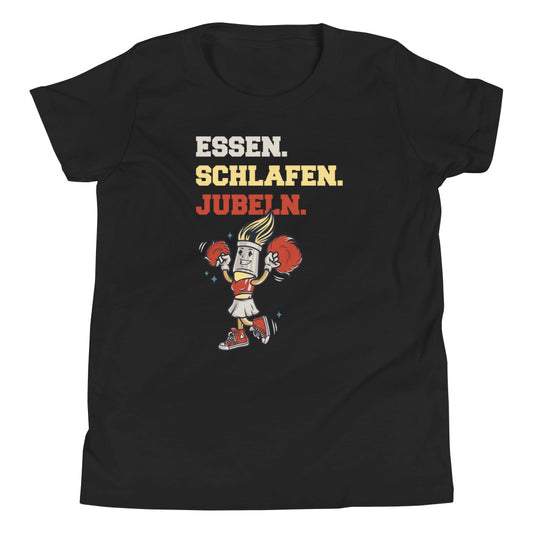 Essen. Schlafen. Jubeln Cheerleading - Dein Lifestyle T-Shirt