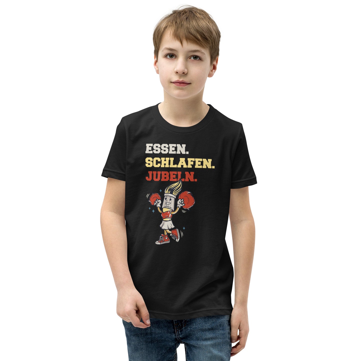 Essen. Schlafen. Jubeln Cheerleading - Dein Lifestyle T-Shirt